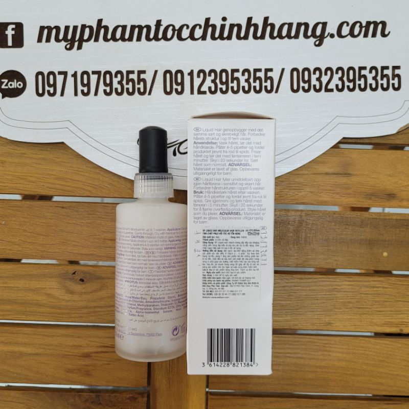 (Sale giá gốc date 12/2022) TINH CHẤT PHỤC HỒI TÓC HƯ TỔN SP WELLA LIQUID HAIR 100ML