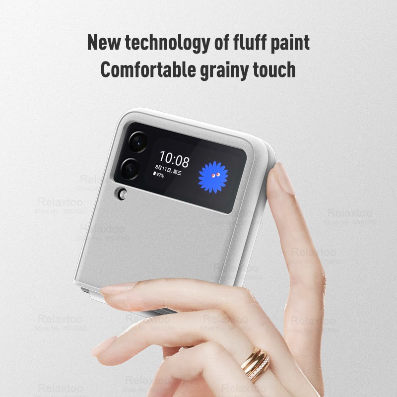Ốp điện thoại chống sốc bảo vệ toàn diện chất lượng cao cho samsung galaxy z flip 3 5g zflip 3