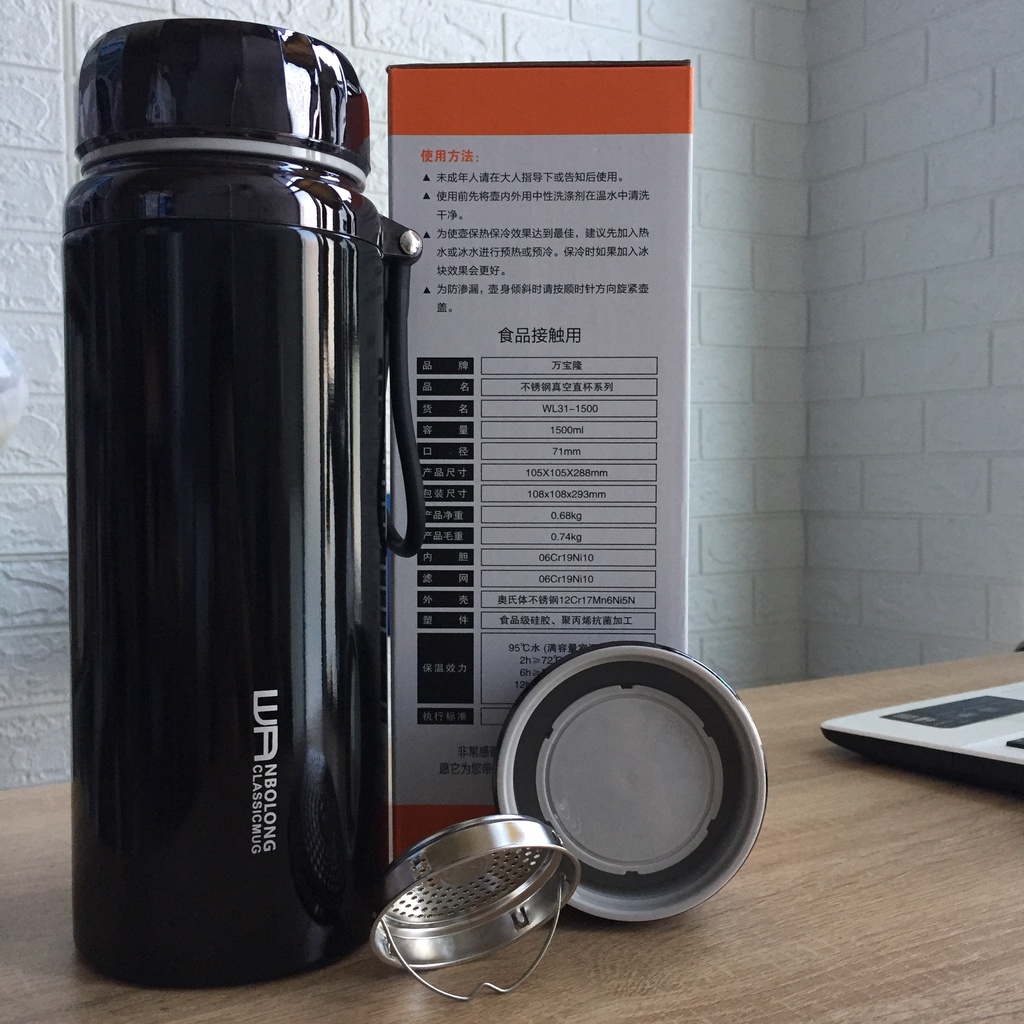 Bình giữ nhiệt chính hãng BAOL, bình giữ nhiệt 1500ml, 1200ml, 1000ml - HAHA Store