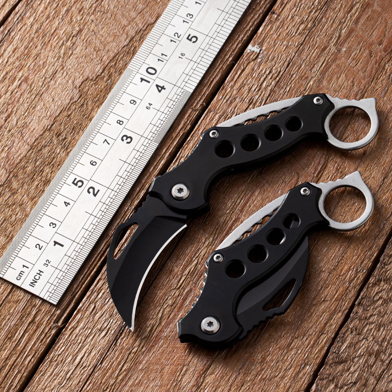 Dao phượt móc khóa KARAMBIT Gấp Gọn Bỏ túi Du lịch Gọt hoa quả siêu tiện lợi
