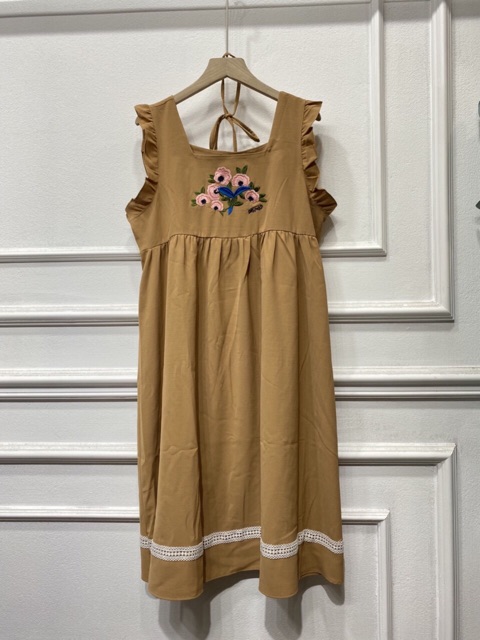 Váy bầu mùa hè thiết kế Aidenshop đầm bầu thời trang chất đũi mát