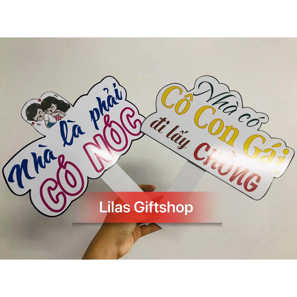 [HASHTAG] Hastag cầm tay, biển tên cầm tay trang trí đám cưới thiết kế theo yêu cầu | BigBuy360 - bigbuy360.vn