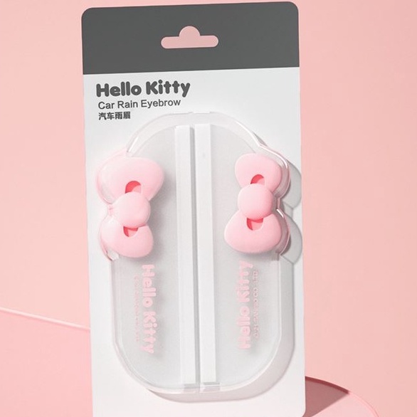 Set 2 Tấm Che Mưa Họa Tiết Hoạt Hình Dễ Thương Gắn Kính Chiếu Hậu Xe Hơi