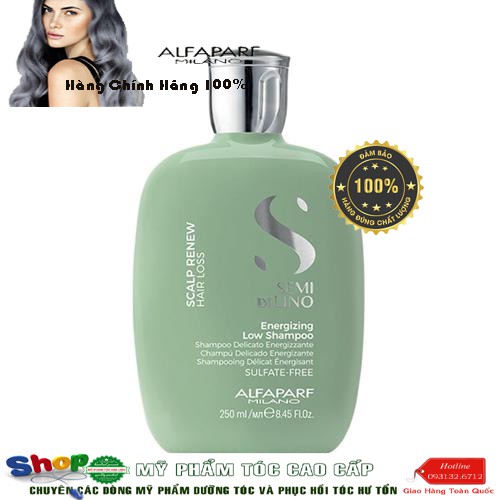 [Alfaparf-chính hãng]Dầu gội chống rụng tóc Alfaparf Milano Semi Di Lino Scalp Care Energizing Shampoo 250ml (new 2019 )