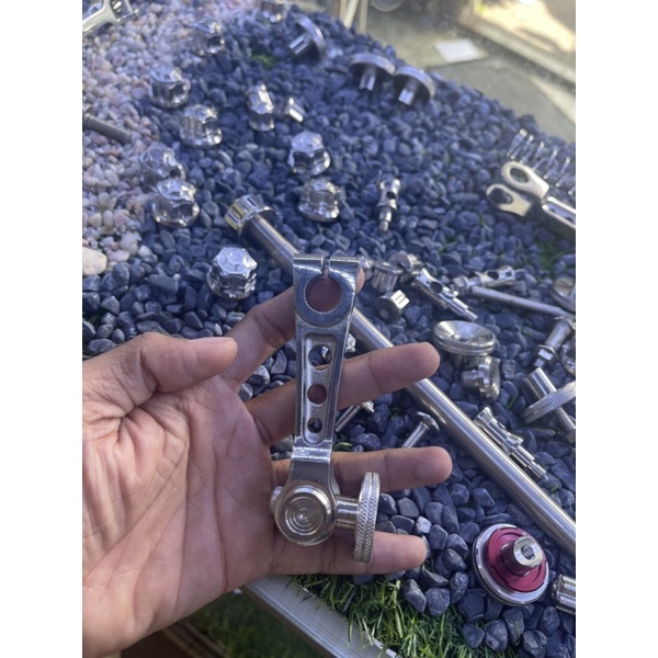 Càng thắng inox 304 Salaya Mẫu Cong + Lò Xo Gắn Được Tất Cả Các Dòng Xe Phổ Thông