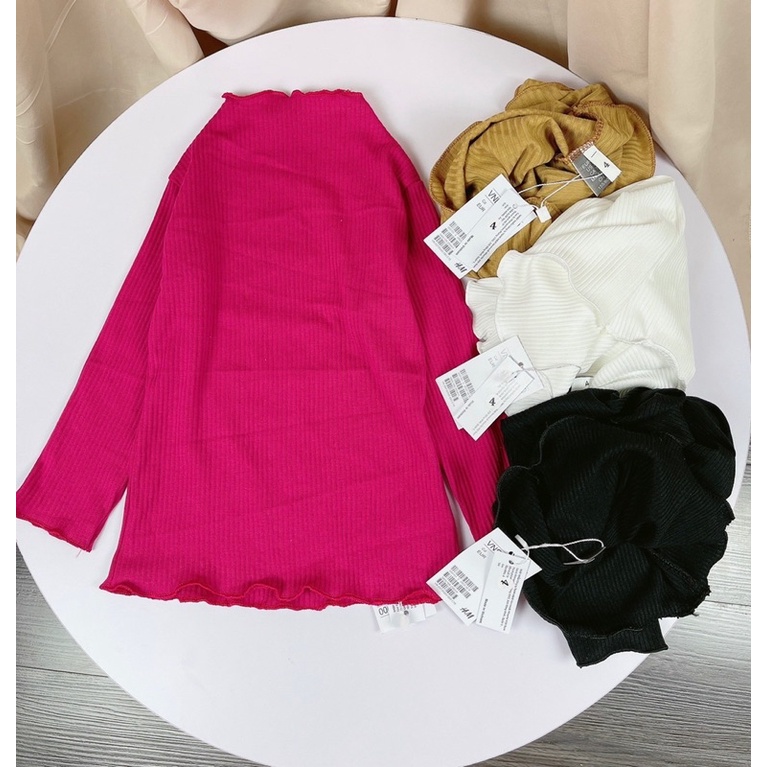 bán sỉ set 4 áo cổ lọ cho bé