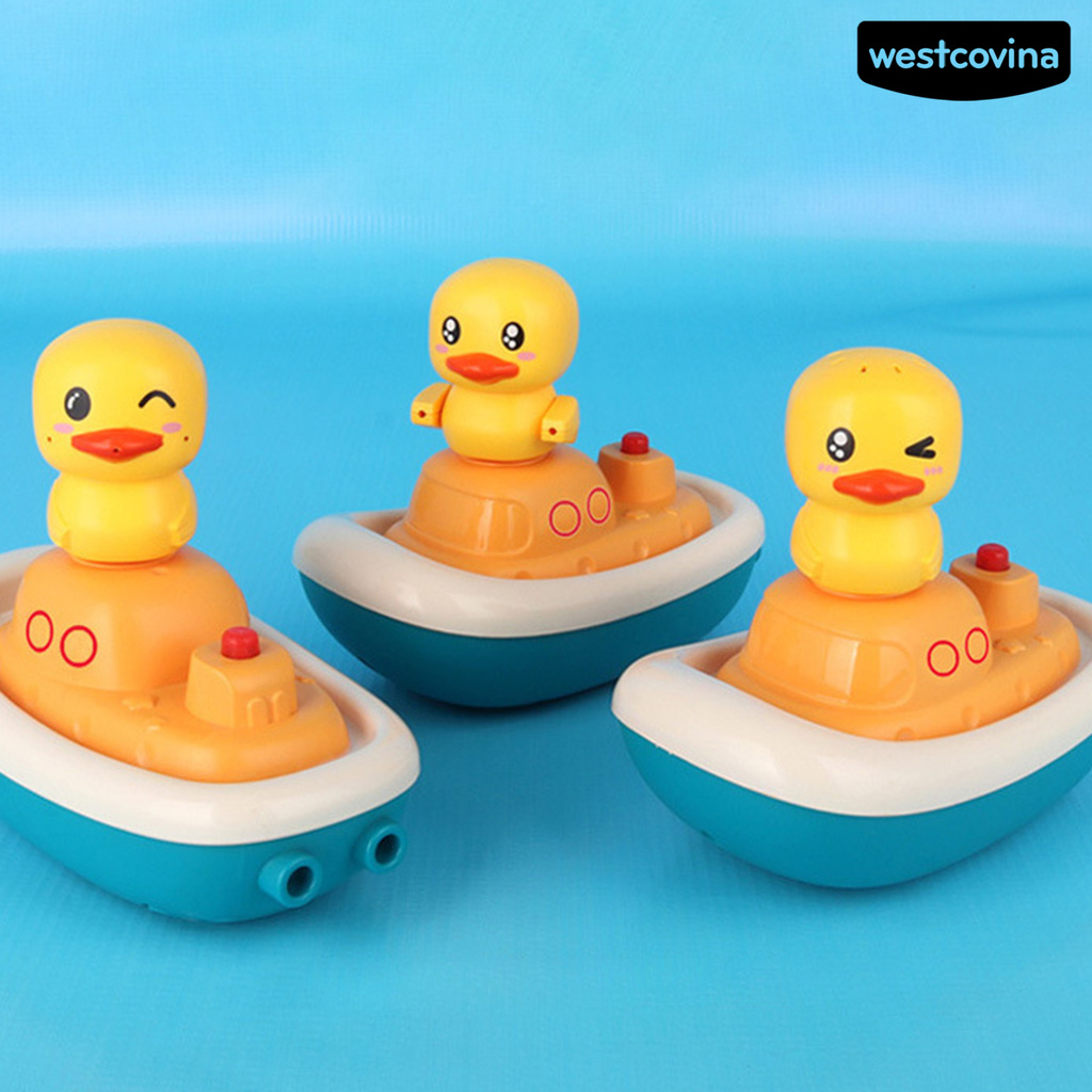 Bộ 4 Con Vịt Đồ Chơi + 4 Vòi Nước Cho Bé