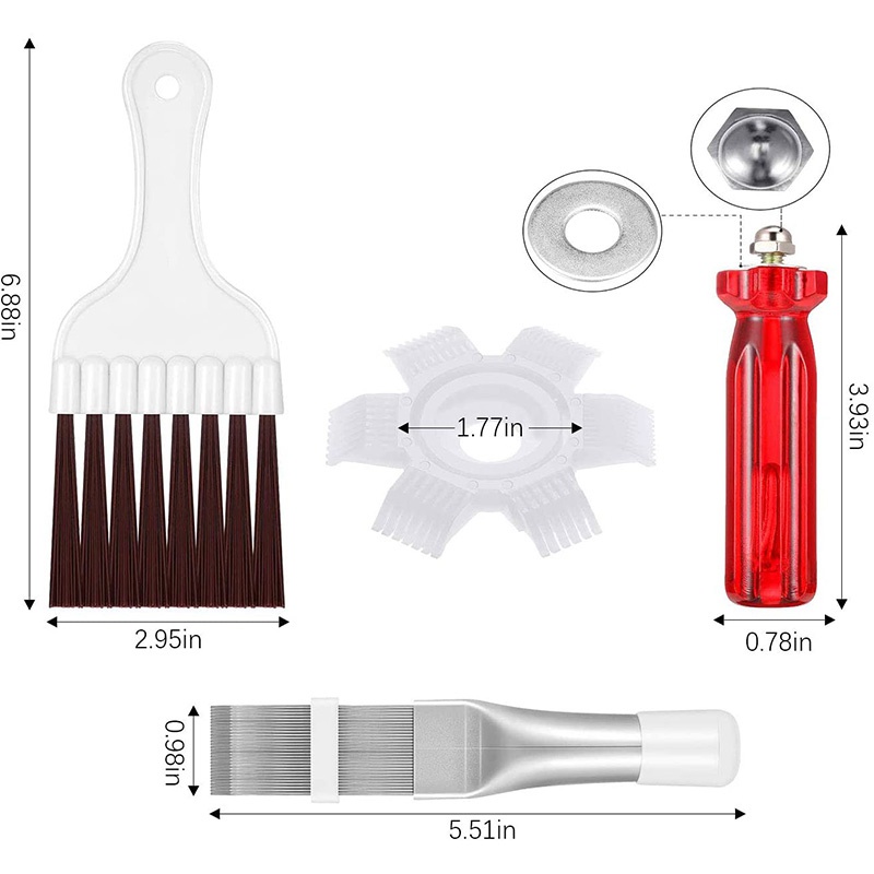 Bộ 3 Dụng Cụ Vệ Sinh Máy Điều Hòa Không Khí Tiện Dụng
