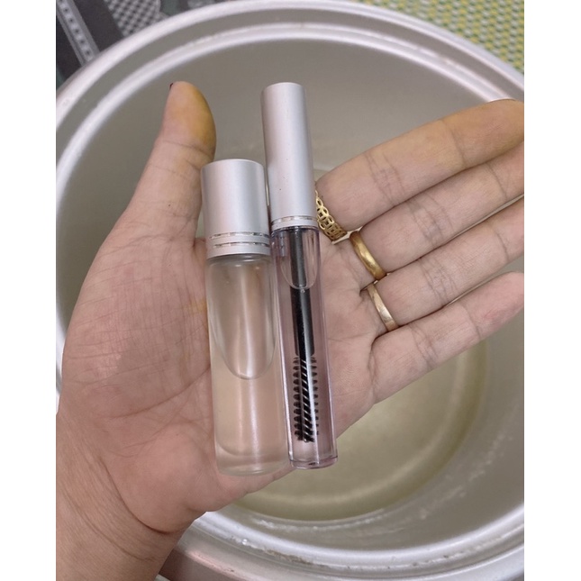 Combo Chuốt mi+ bi lăn dầu dừa nguyên chất handmade