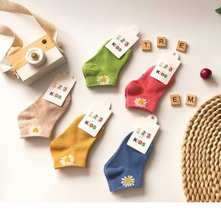 Set 5 Đôi tất cúc trẻ em bé gái bé trai - hàng có tem