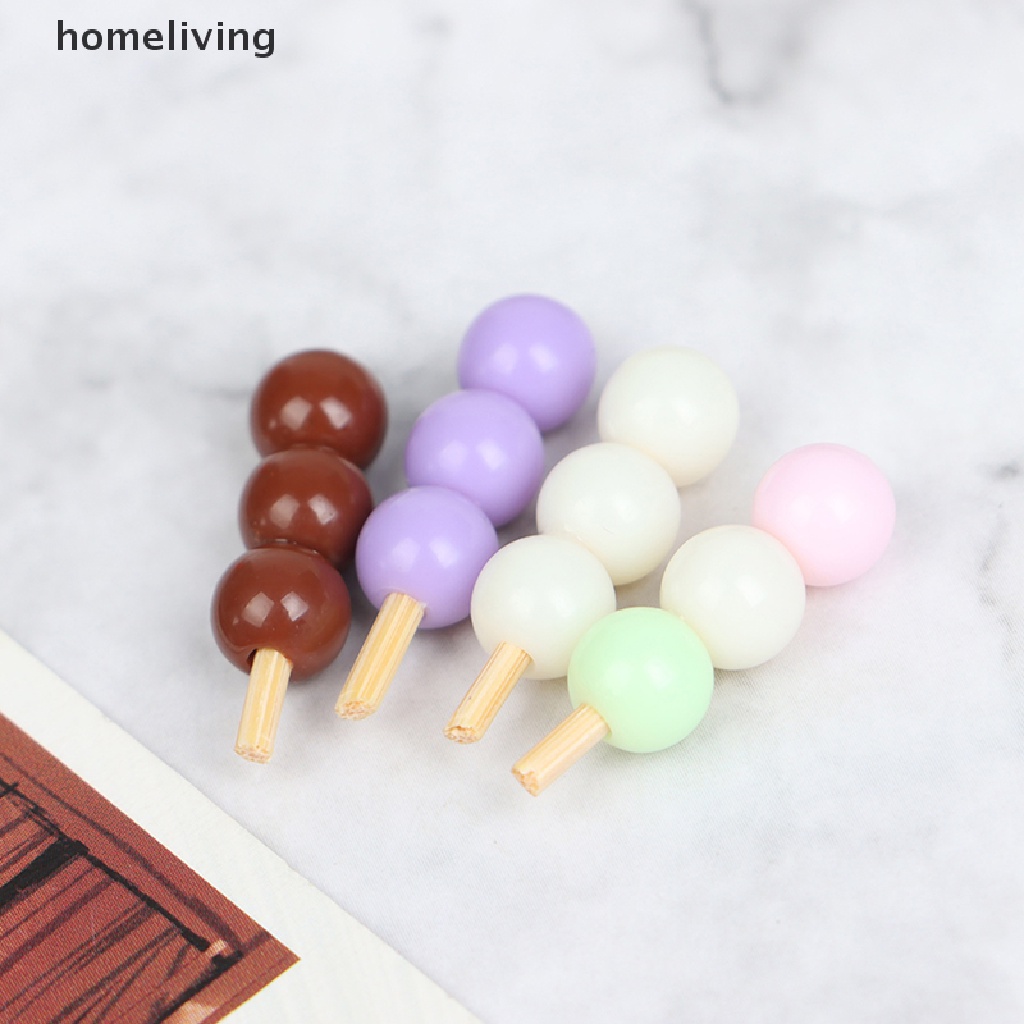 Set 3 Xiên Cơm Mini Hình Cá Phong Cách Nhật Bản Cho Nhà Búp Bê