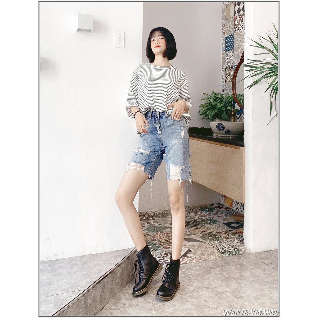 Quần NGỐ jean nữ RÁCH 2913-N-44-2