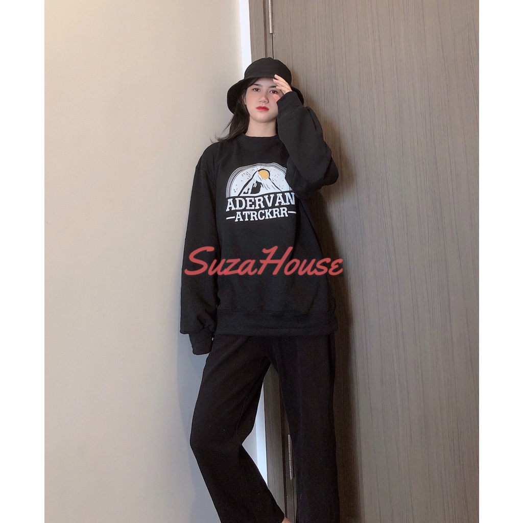 Áo Nỉ Sweater Advan Nữ Form Rộng Vải Nỉ Bông Dày Dặn phong cách Ulzzang SuzaHouse_Store SWTADVAN | BigBuy360 - bigbuy360.vn