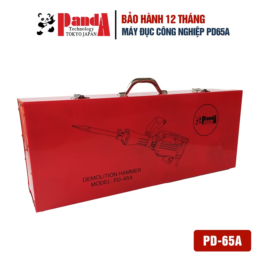 Máy đục bê tông PANDA PD65A, Công suất 1850W, Có kèm 2 mũi đục và 2 bộ chổi than, Hàng chính hãng