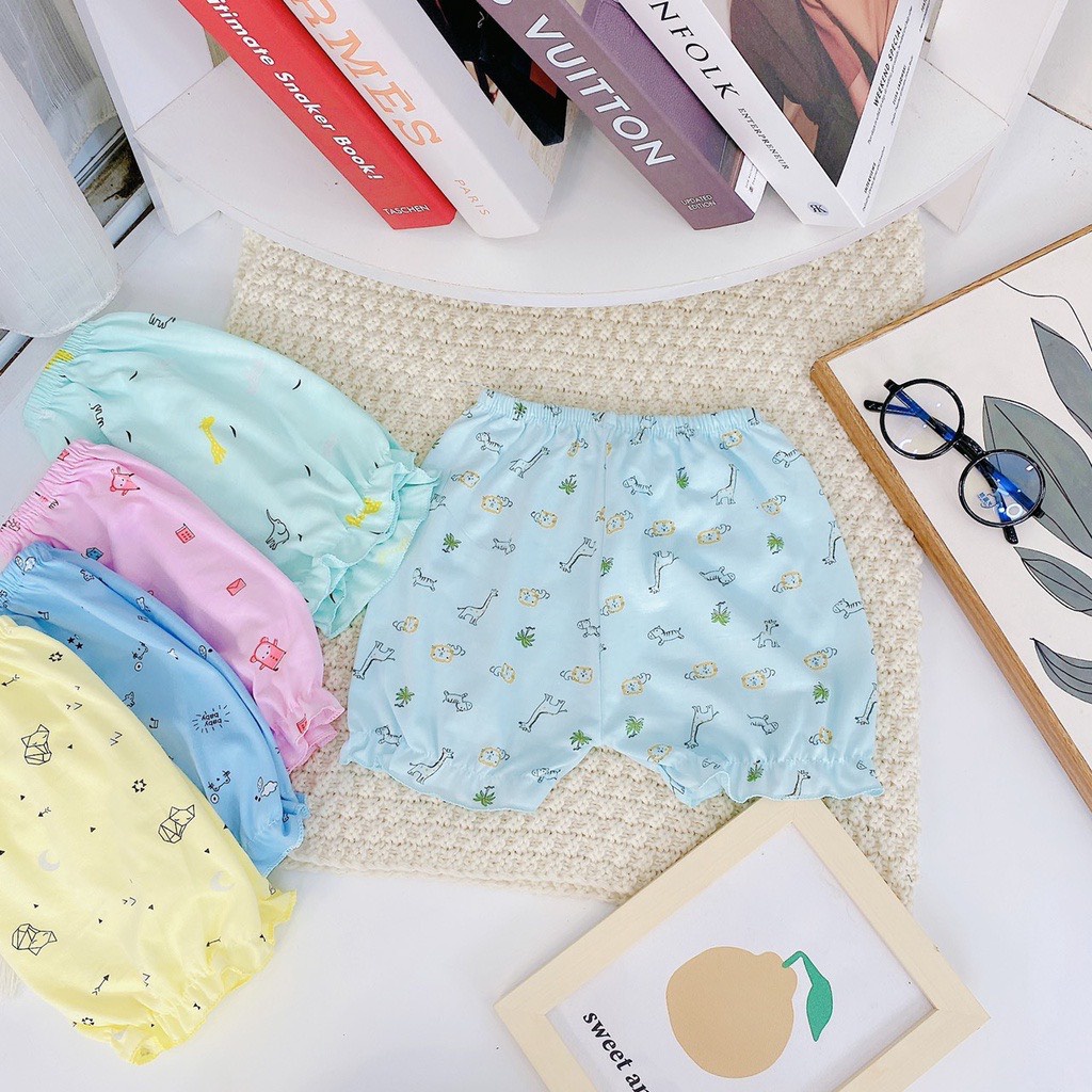 Quần chục cho bé gái chất cotton 100% siêu mềm nhiều họa tiết đáng yêu QC03 BamBeeMart