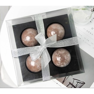 Hộp mica đựng 4 bánh trung thu 75gr