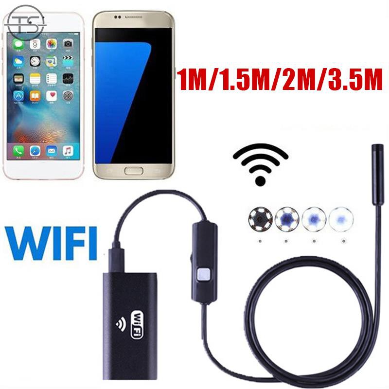 Camera Nội Soi 8mm Wifi Led 3.5m 1.0mp Cho Iphone Android