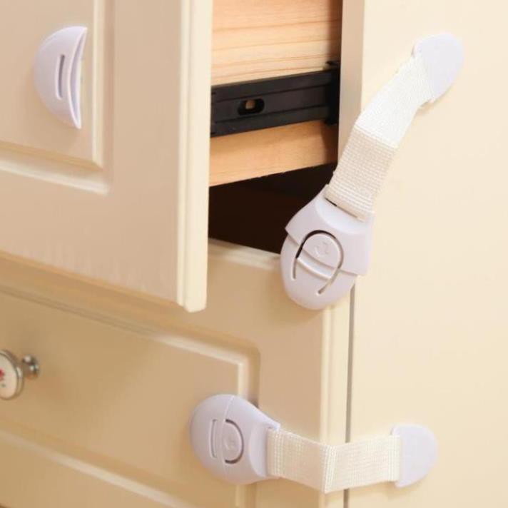 Dây Vải Khoá Tủ, Ngăn Kéo, Tủ Lạnh / Đai Khóa Chặn Cửa Tủ / Chốt Khóa An Toàn Cho Bé