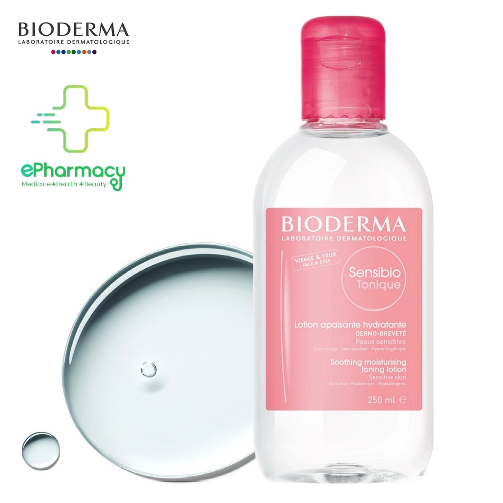 Nước hoa hồng Bioderma Sensibio Tonique-Dung dịch cân bằng dưỡng ẩm cho da nhạy cảm