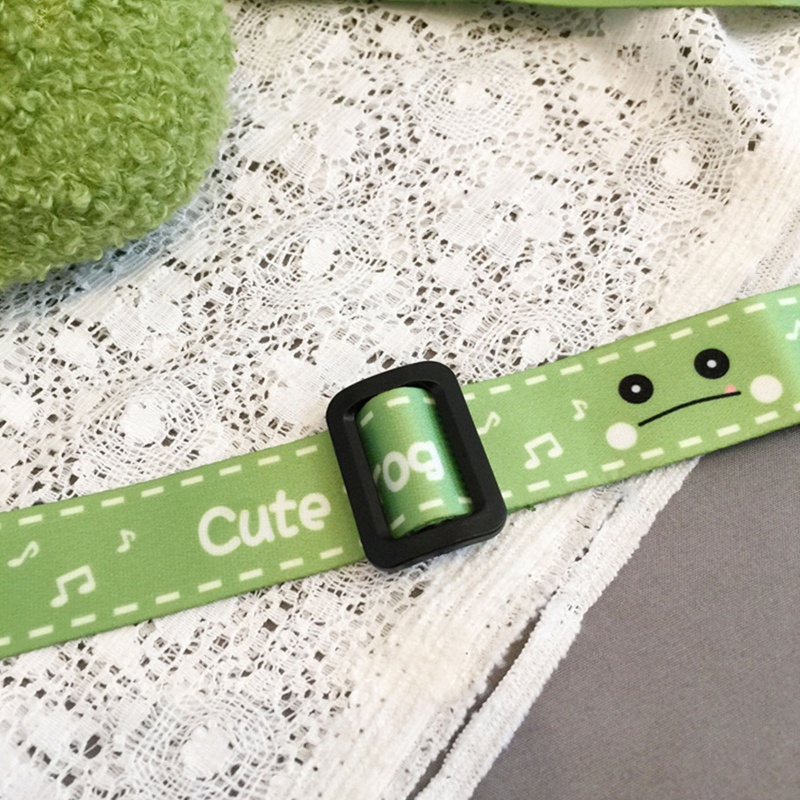 Túi Đeo Chéo Hình Chú Ếch Nhồi Bông Dễ Thương