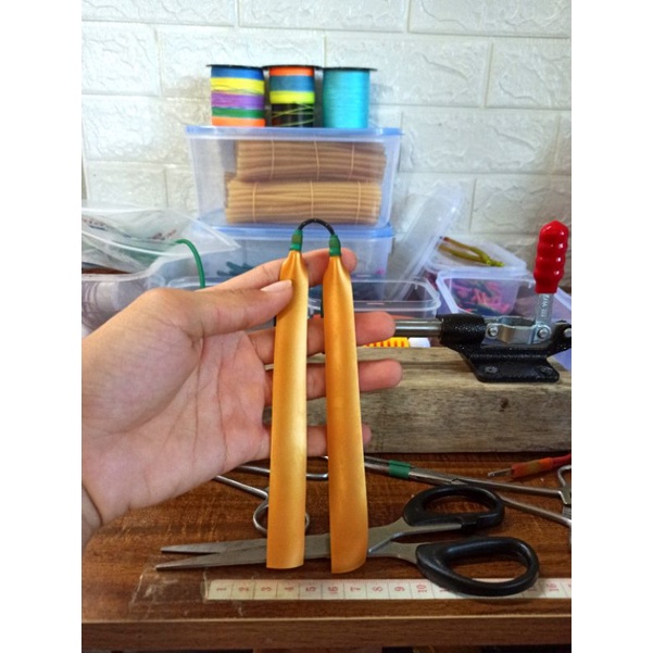 Dây thun dẹp Precise 1mm bắt cá buộc sẵn