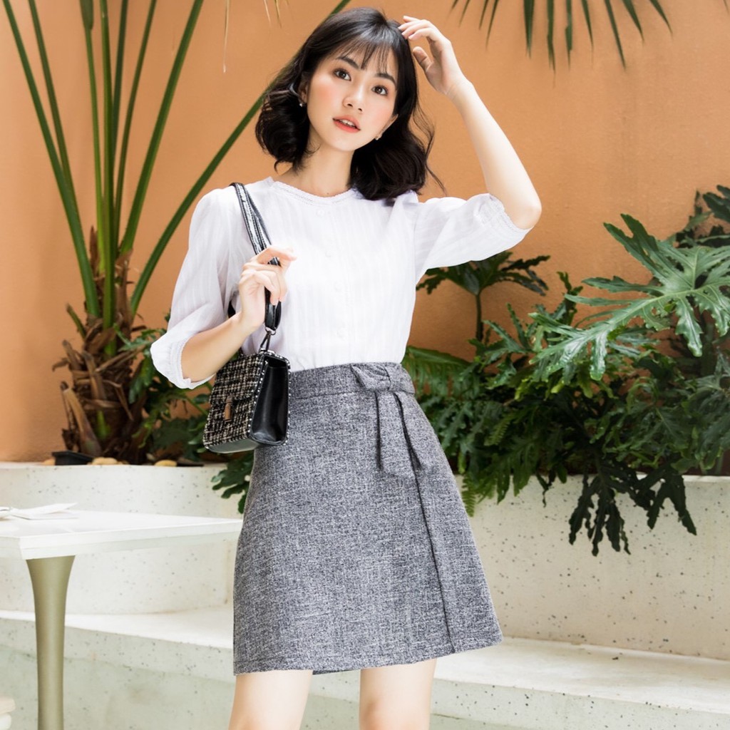 Chân váy nơ- made by bazzi fashion | BigBuy360 - bigbuy360.vn