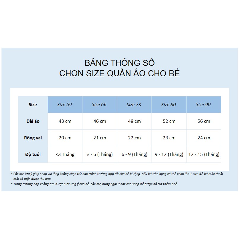 [7 MẪU] Bộ body cotton ngắn tay cho bé sơ sinh 0-15 tháng CTF097 - Màu: Nhiều màu