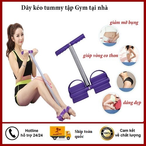 DÂY KÉO LÒ XO TẬP THỂ DỤC TẬP BỤNG TUMMY TRIMMER