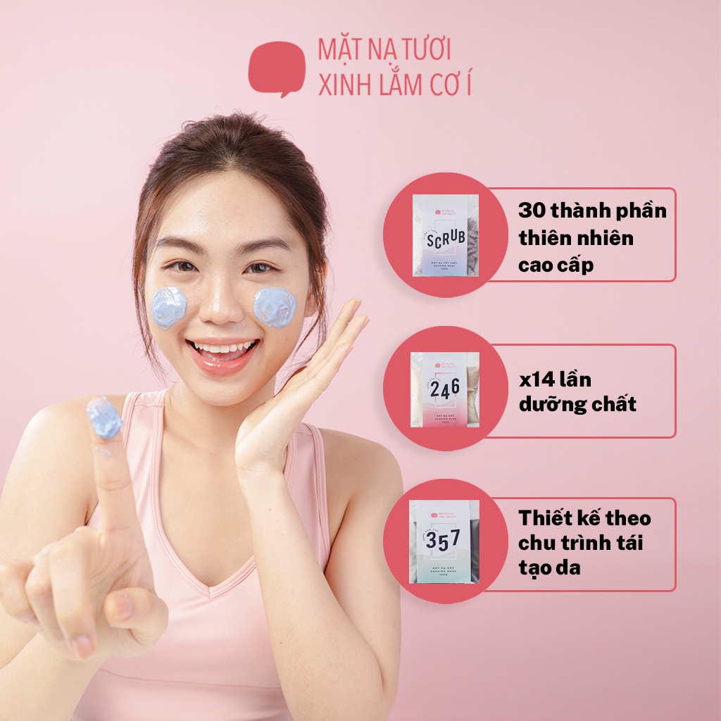 Mặt nạ dưỡng da chống lão hóa dưỡng trắng Dazzling cao cấp 600g giúp dưỡng trắng hiệu quả - Mặt Nạ Tươi