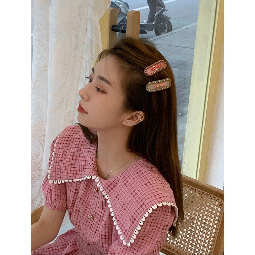 Không Có Hộp- Kẹp Tóc Trang Trí Đính Pha Lê Mới
