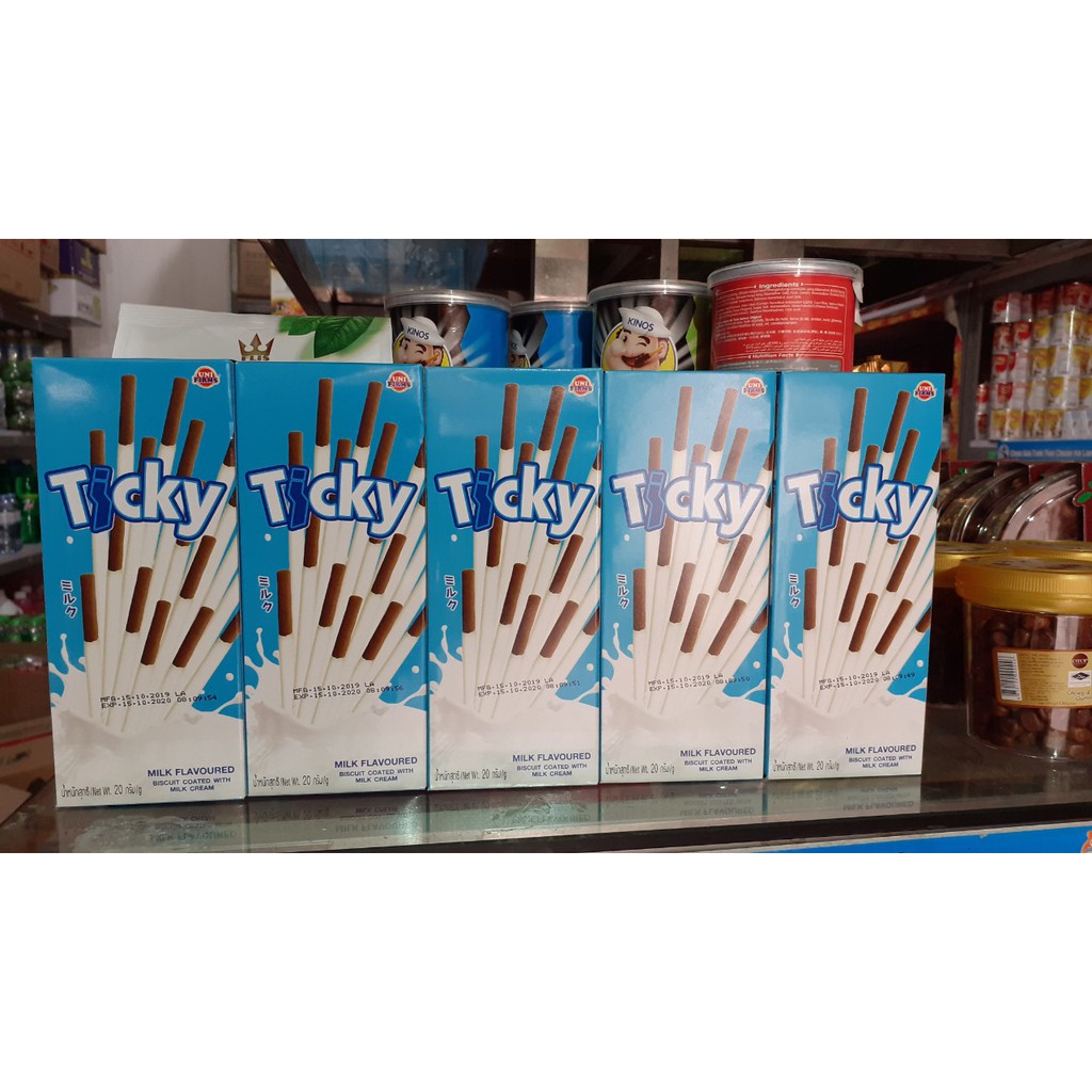 Combo 5 hộp bánh Ticky 20g Thái Lan