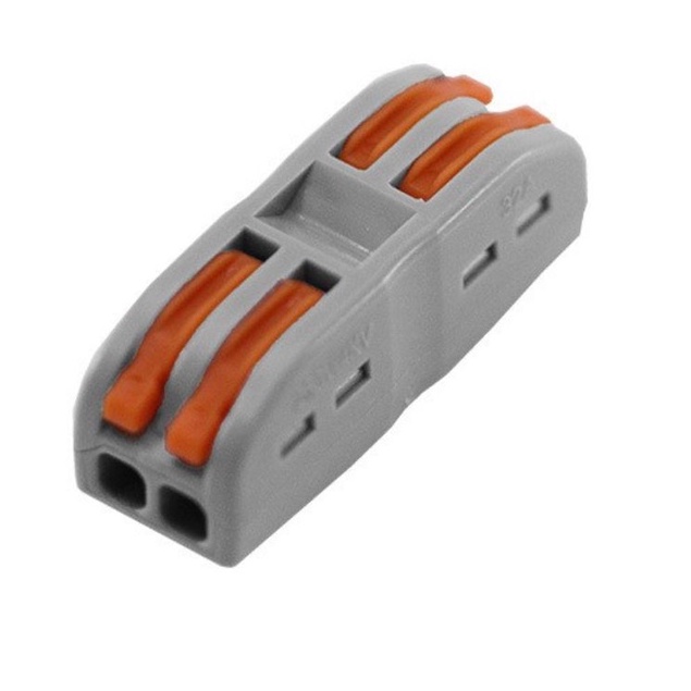 Đầu khớp cút cầu nối nhanh dây điện siêu nhanh siêu tiện lợi 2P 2 đầu 4 cổng an toàn thông minh T2
