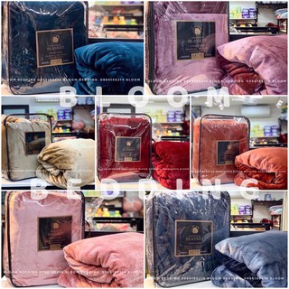 (KèmTúi Xách) Chăn Lông Blanket Cao Cấp 2,5kg - Hàng Loại 1