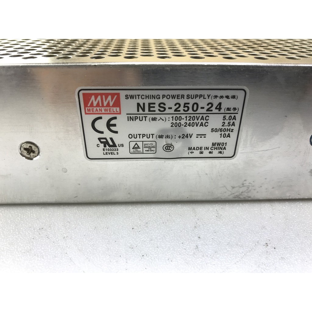 Nguồn tổ ong Meanwell 24V - 10A Cũ