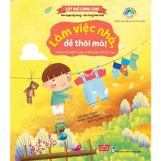 Sách - kỹ năng đầu đời cho bé - làm việc nhà, dễ thôi mà!