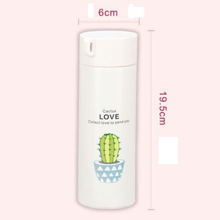 ❌ Bình thuỷ tinh 450ml - Bọc nhựa Love Cactus đựng nước lọc nước ép nước detox - Bình thủy tinh dày dặn an toàn, sạch sẽ