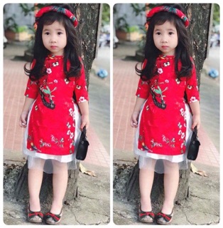 Áo dài cách tân cho bé gái