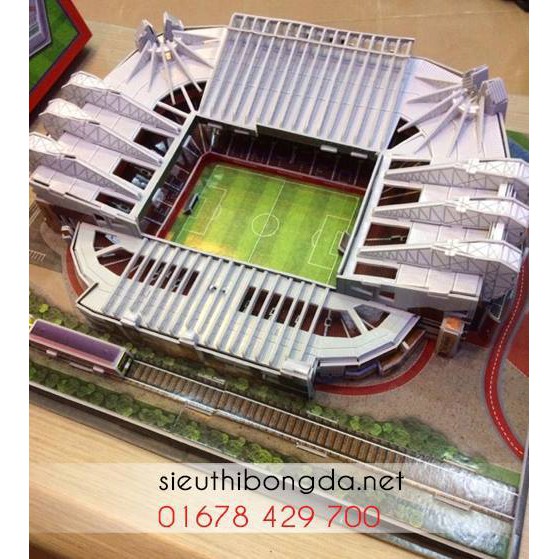 Mô hình sân vận động Old Trafford, Stamford, Bernabeu, noucamp, emirates, anfield...