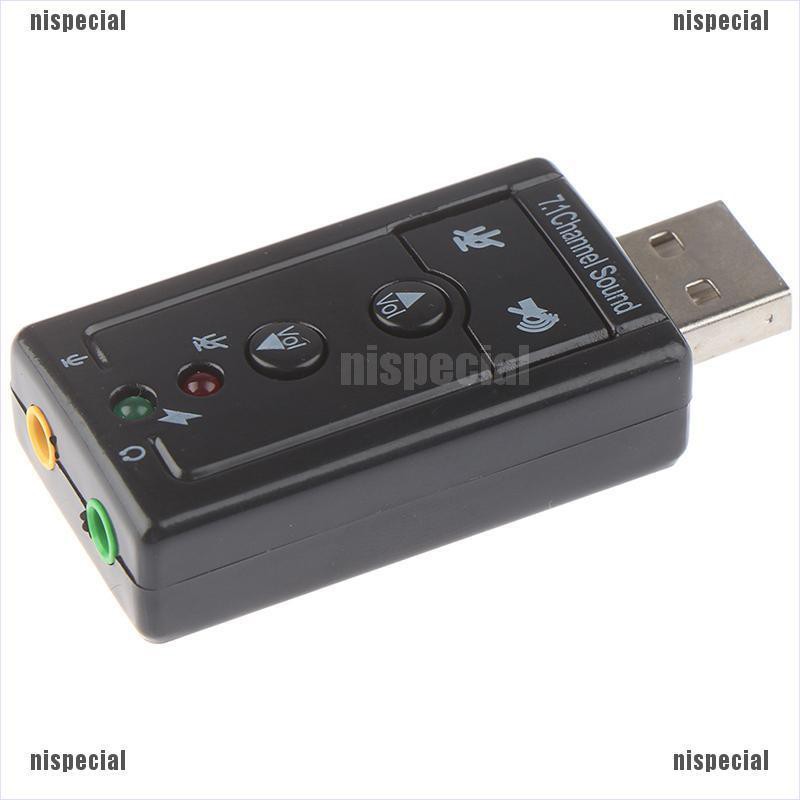 2 Card Âm Thanh Cổng Usb 7.1