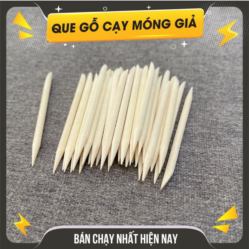 3 que cậy móng, que tháo móng tay giả, que làm nail