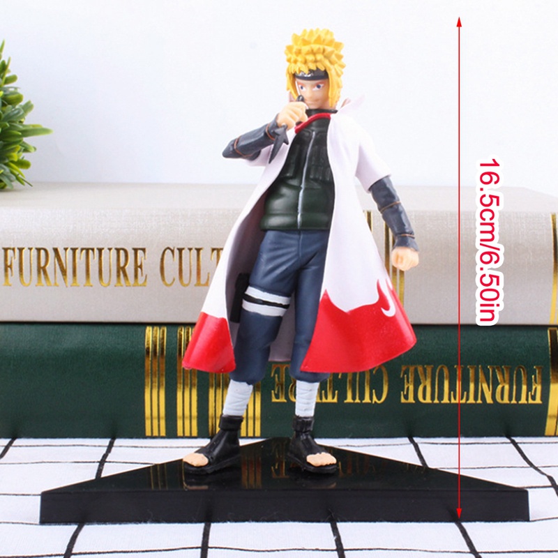 Mô Hình Đồ Chơi Nhân Vật Anime Naruto Hokage Kakashi Sasuke Bằng Pvc Để Bàn Trang Trí