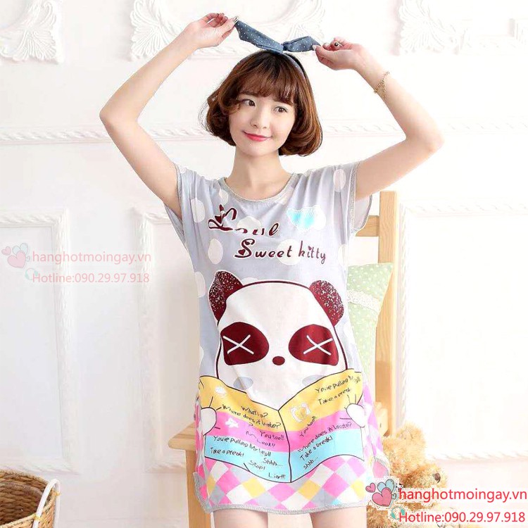 Đầm ngủ gấu trúc siêu dễ thương  DN43 | BigBuy360 - bigbuy360.vn