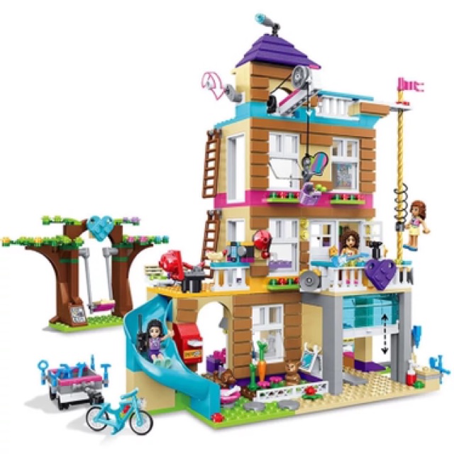 Lego Friends  House Xếp Hình Ngôi Nhà Tình Bạn 808 Khối