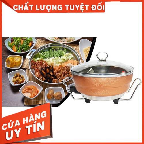 [XẢ KHO+FREE SHIP] Nồi Lẩu Đa Năng Cao Cấp - Nồi Lẩu Nướng Đa Năng