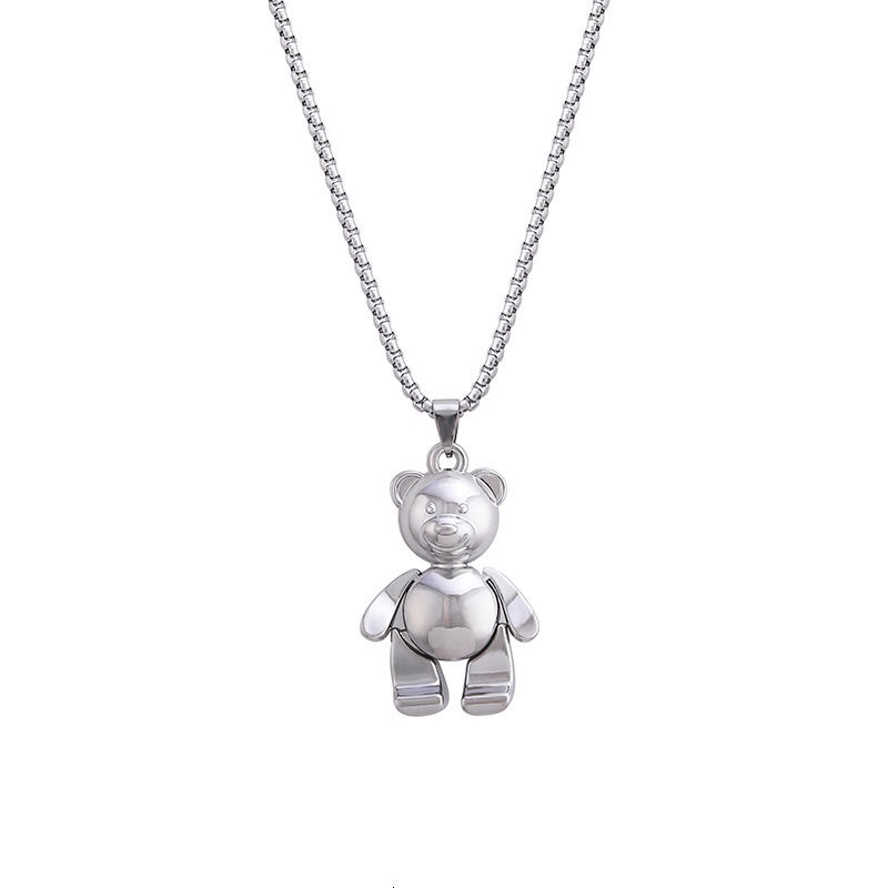Vòng cổ mặt hình gấu teddy phong cách Nhật Bản trẻ trung sành điệu cho nữ