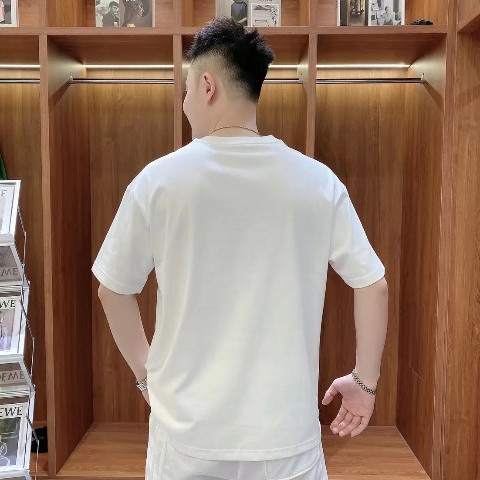 Áo Thun Tay Ngắn Cổ Tròn Dáng Rộng In Họa Tiết Thời Trang Cho Cặp Đôi