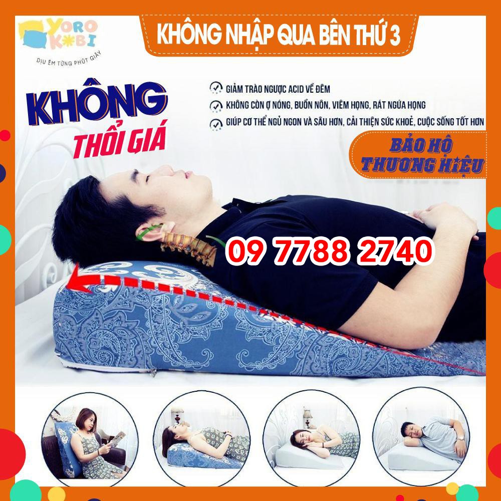 [Freeship toàn quốc] Gối chống trào ngược dạ dày Yorokobi dành cho người lớn