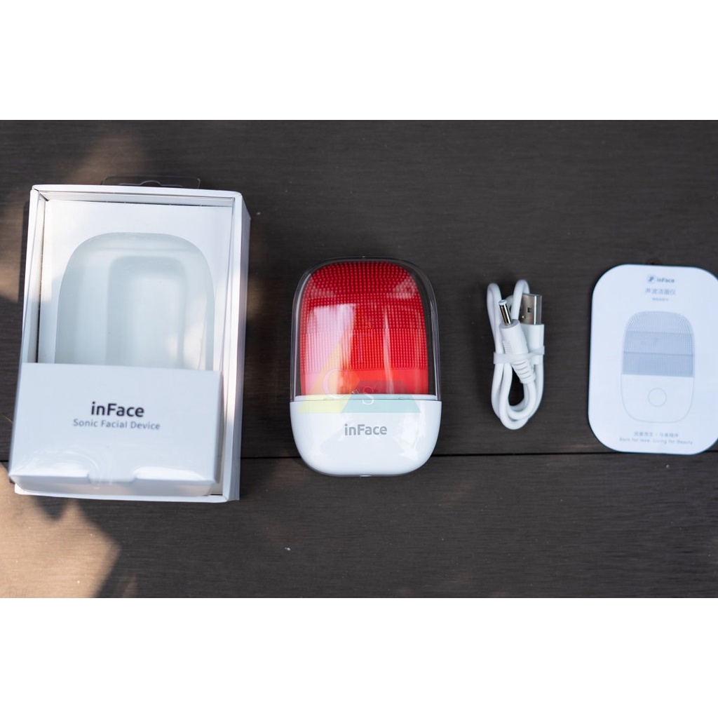 Máy rửa mặt XM inFace Gen2 màu đỏ