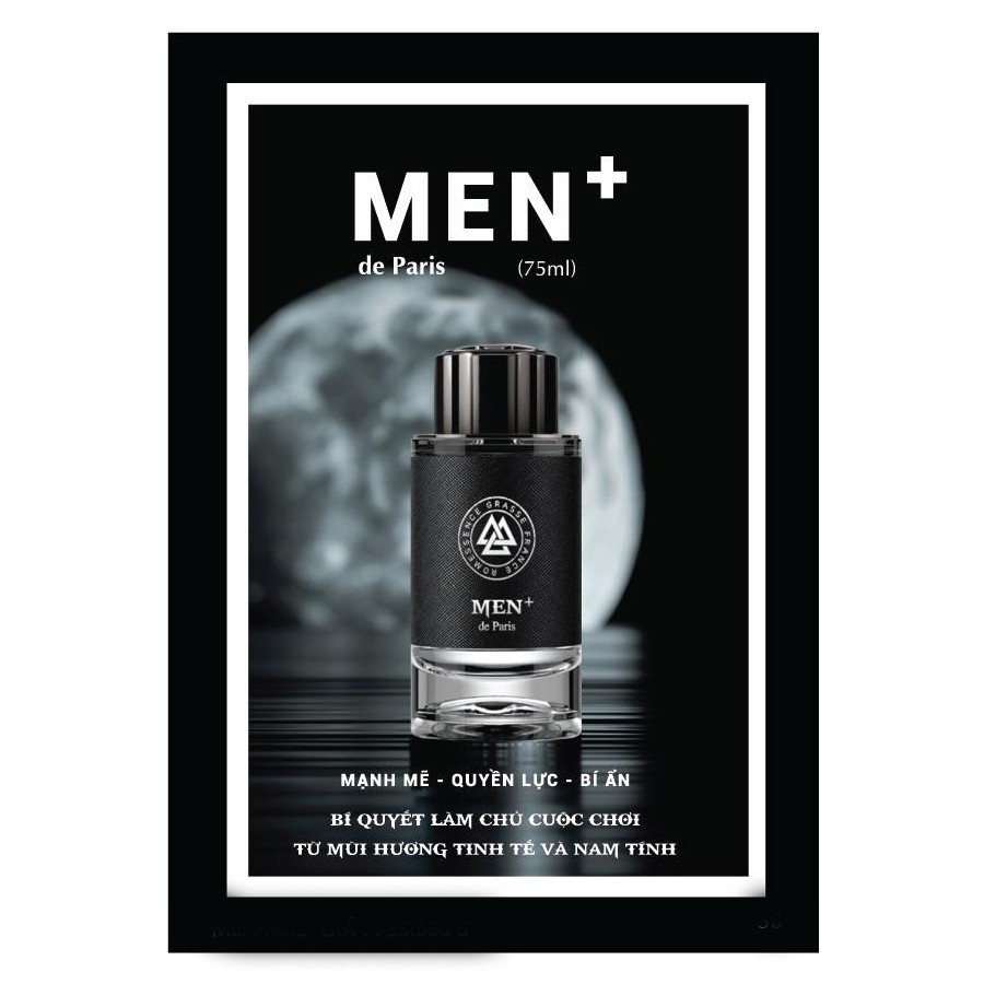 Nước hoa nam Cénota men plus 100ml, nước hoa nam tính quyến rũ