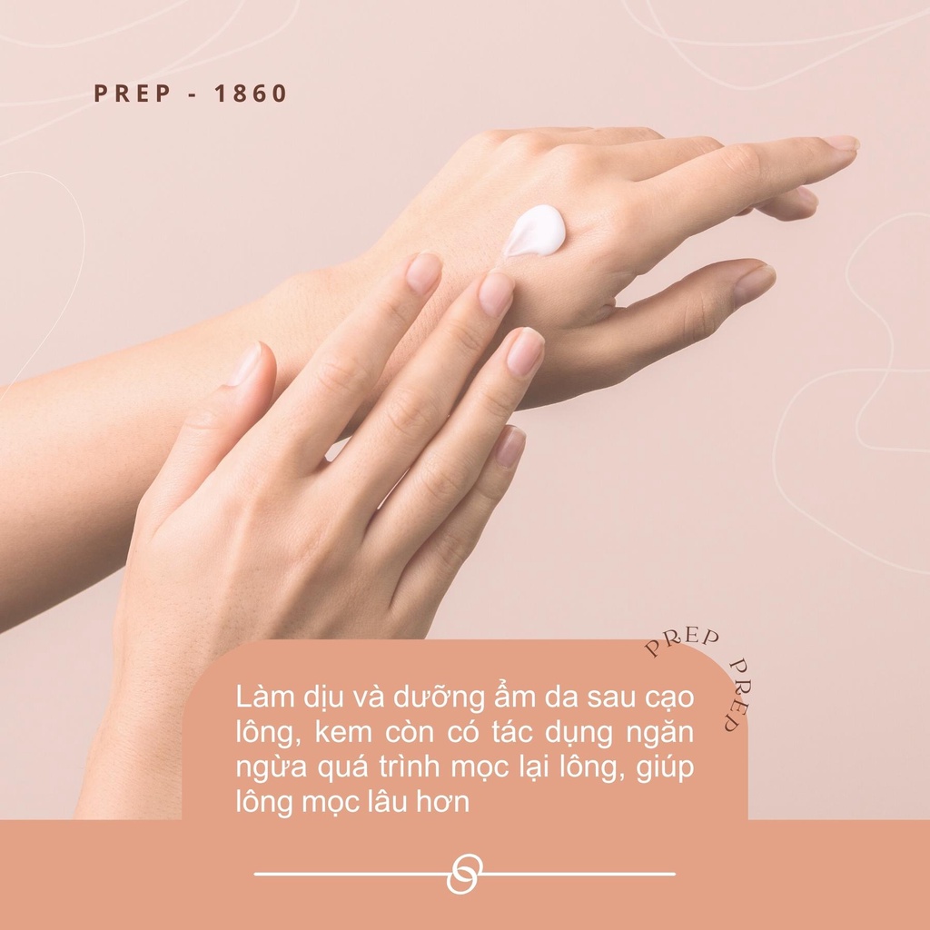 Kem phục hồi da sau cạo lông Prep-Derma Protective Cream làm dịu, ngăn ngừa da bị kích ứng sau cạo lông 50ml